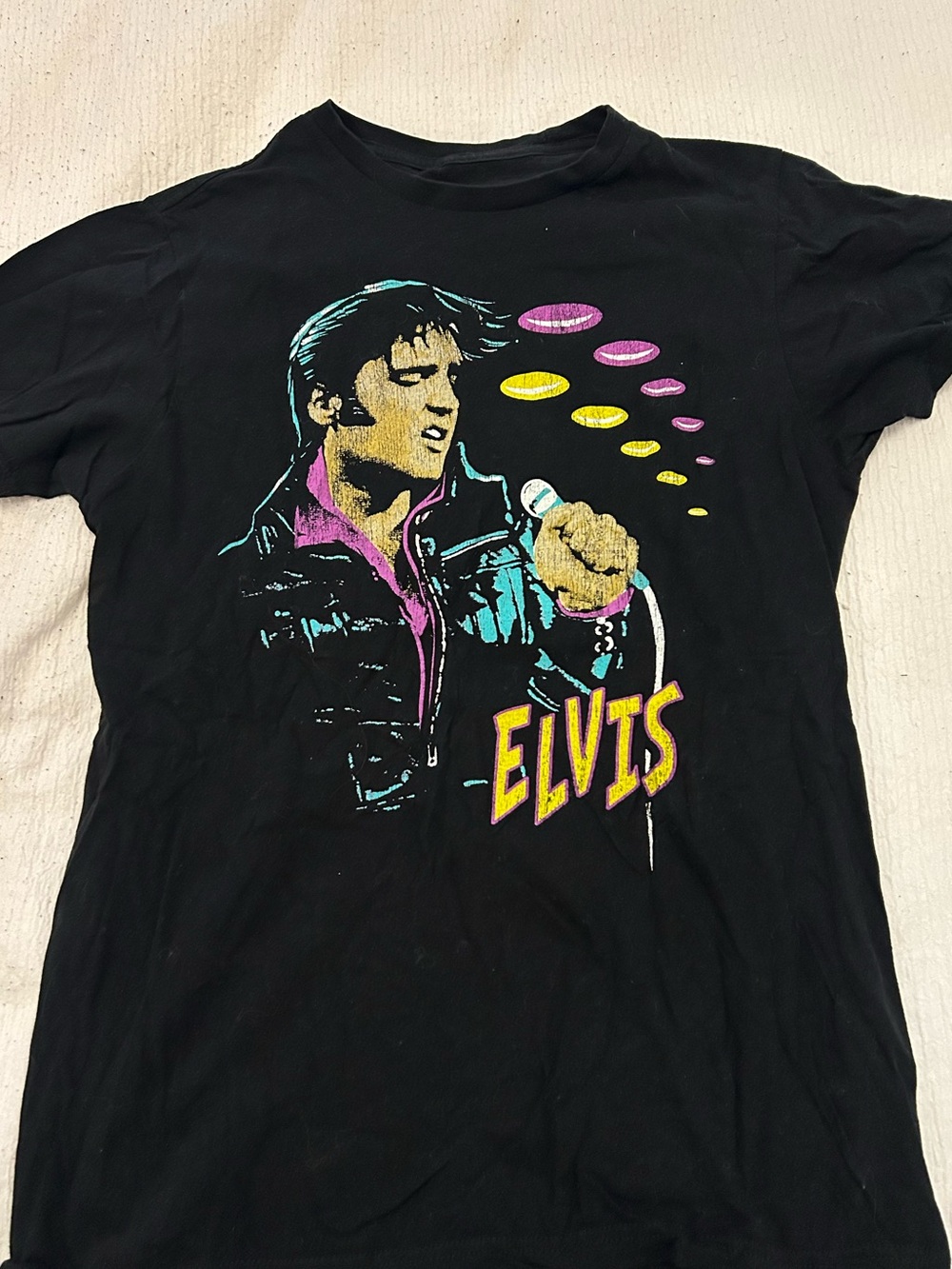 Vintage Graphic Black Elvis Presley Tee
